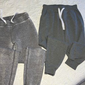 Fashion nova grey joggers two size small worn once